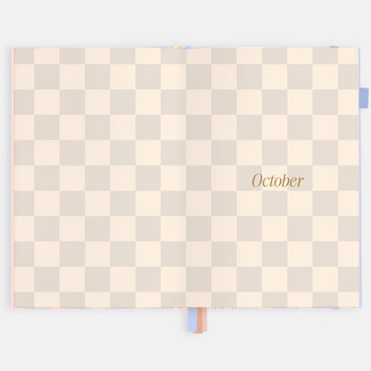 Fox & Fallow - 2026 Powder Stripe A5 Academic Vertical Planner