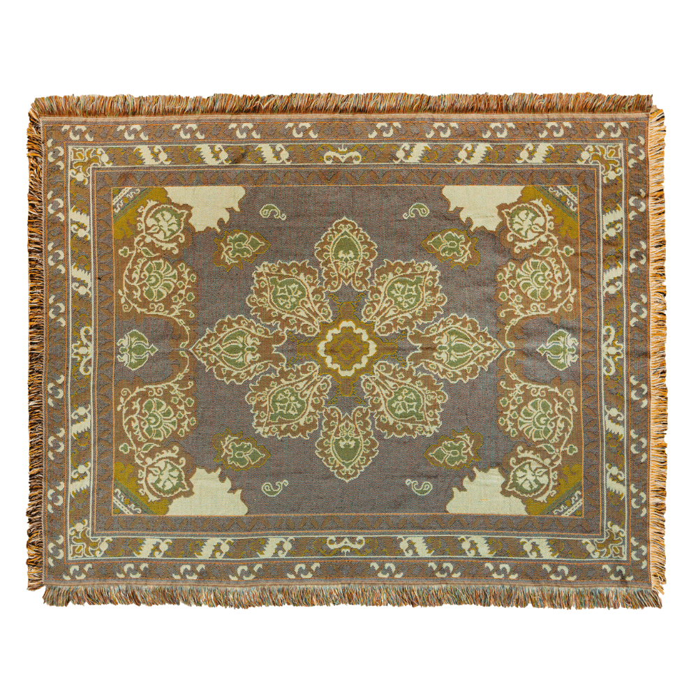 ‘Here Comes The Sun' Woven Picnic Rug/Throw: Regular 130x160cm | HENDEER