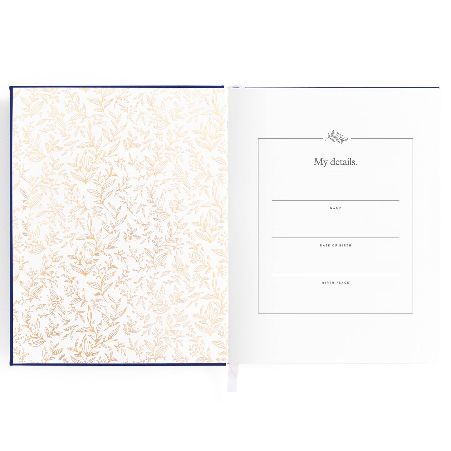 This Is My Story Memoir Journal Navy | Fox & Fallow