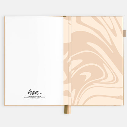 2026 Creme A5 Vertical Planner | Fox & Fallow
