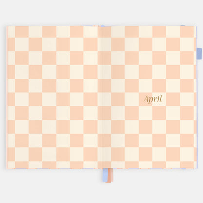 Fox & Fallow - 2026 Powder Stripe A5 Academic Vertical Planner