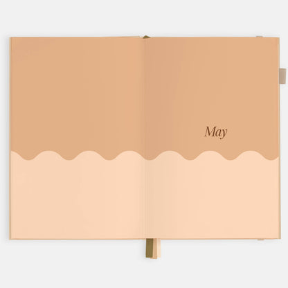 Fox & Fallow - 2026 Taupe A5 Horizontal Planner