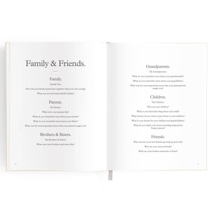 This Is My Story Memoir Journal Cream | Fox & Fallow