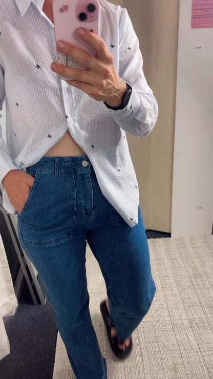 Relax Worker Jean - Vintage Blue